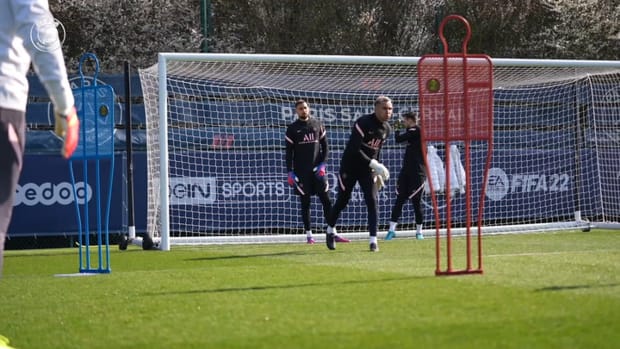 PSG goalkeepers preparing Real Madrid's clash
